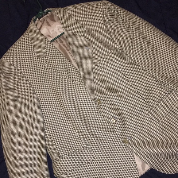 JEFFREY BANKS COUTURE PATTERNED BLAZER - Picture 2 of 3